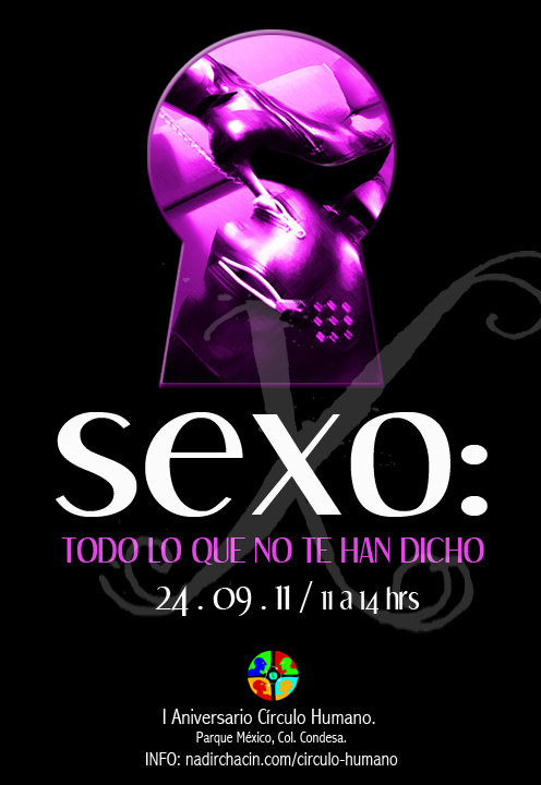 ¿Dudas sobre el SEXO? Ven al @CirculoHumano 24 sep